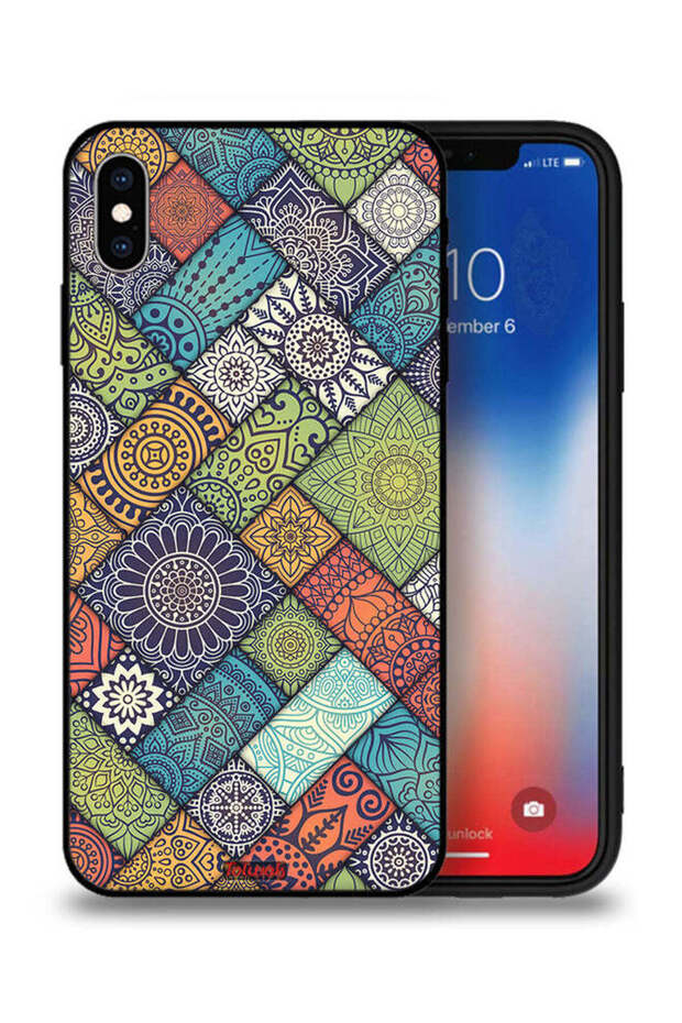 Apple iPhone XS Protective Case Mandala Pattern - 1