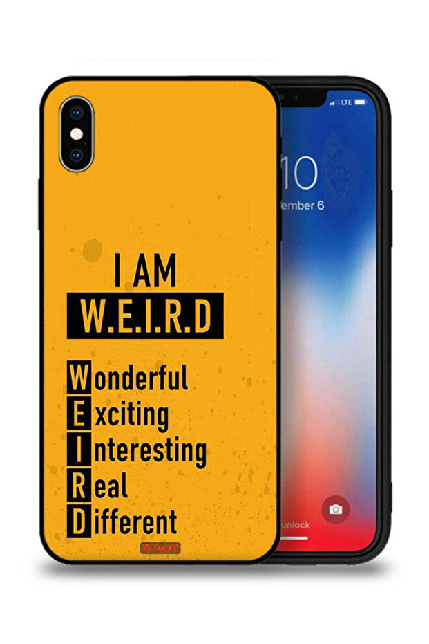 جراب حماية لجهاز Apple iPhone XS - أنا غريب