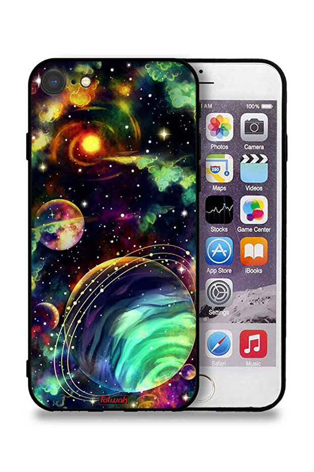 غطاء حماية لجهاز Apple iPhone 7 من Planets - 1