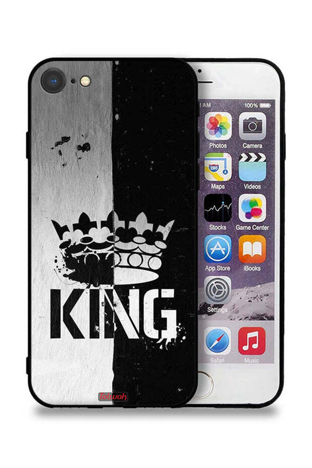 غطاء حماية لجهاز Apple iPhone 8 King Vintage