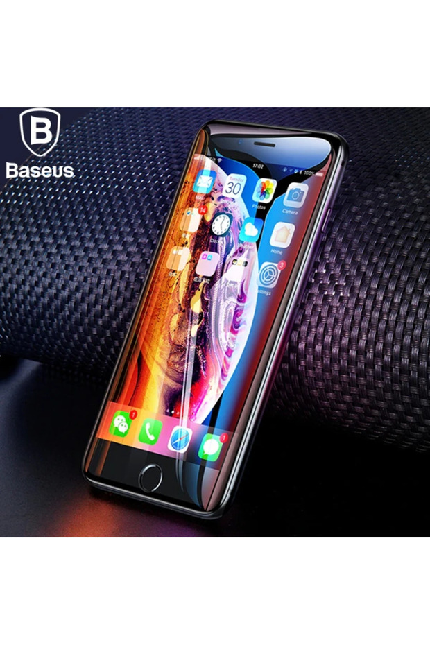 متوافق مع هاتف آيفون 8 بلس 7 بلس 6S-6Plus 3D 0,23 ملم واقي شاشة زجاجي كامل غير قابل للكسر - جودة عالية