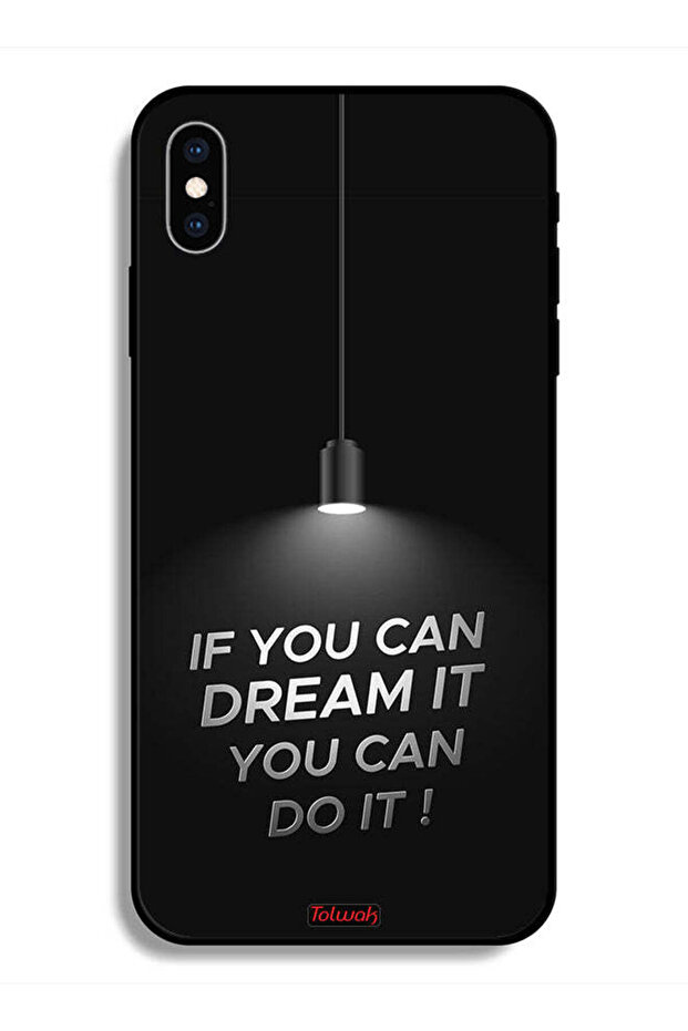 جراب حماية لهاتف Apple iPhone X إذا كنت تستطيع أن تحلم به، يمكنك أن تفعله