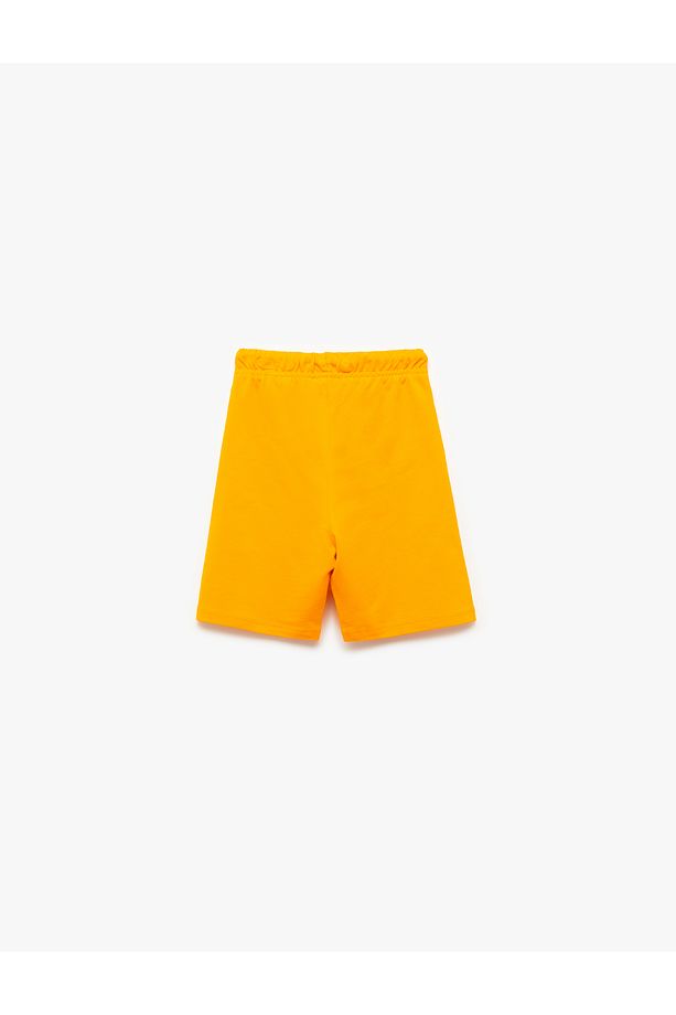 Pamuklu Beli Bağcıklı Basic Şort - 2
