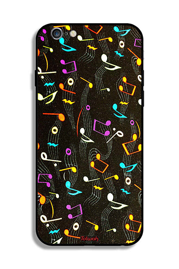 Apple iPhone 6/6s Protective Case Music Fabric Pattern - 2