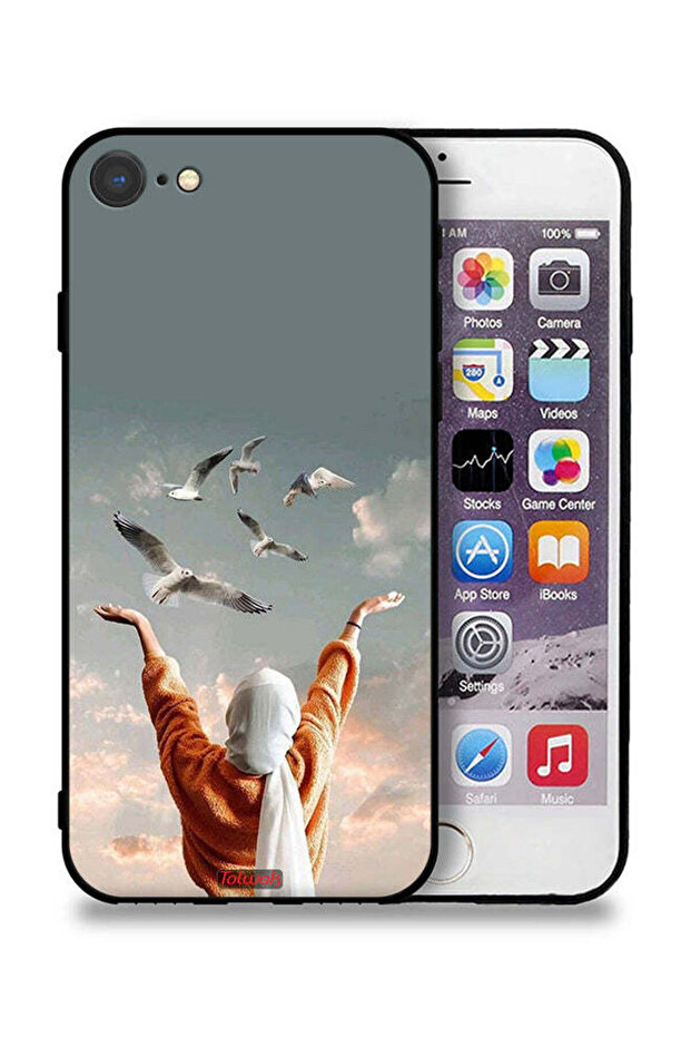غطاء حماية لجهاز Apple iPhone 7 - طيور تحلق