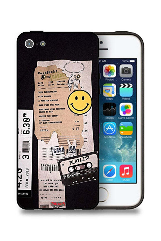 ملصق قائمة تشغيل لجهاز Apple iPhone 5/5s/SE الواقي