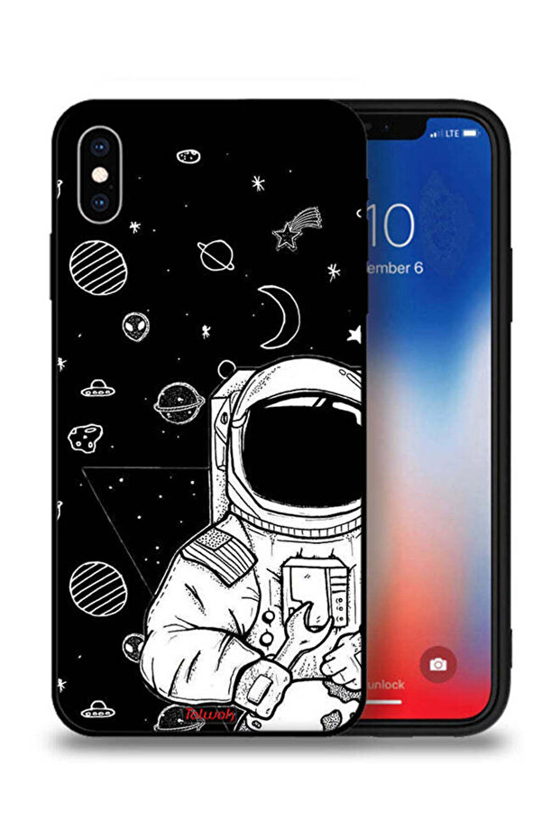 جراب حماية لجهاز Apple iPhone XS Max بتصميم رائد فضاء