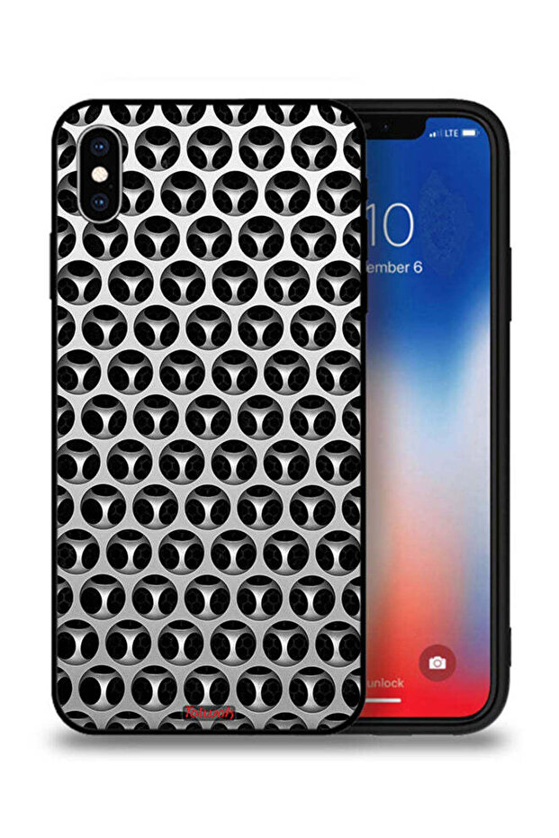 جراب حماية لجهاز Apple iPhone XS بنقشة عقارب الساعة