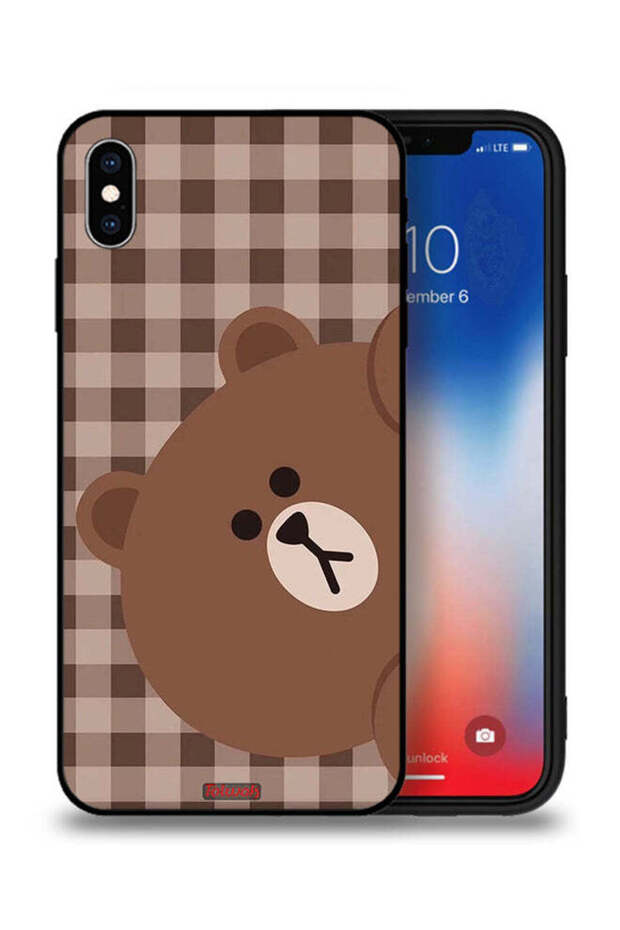 جراب حماية على شكل دب تيدي من Apple iPhone XS