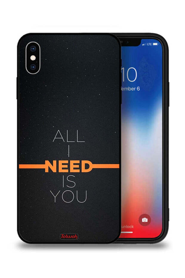 جراب حماية لجهاز Apple iPhone XS Max كل ما أحتاجه هو أنت