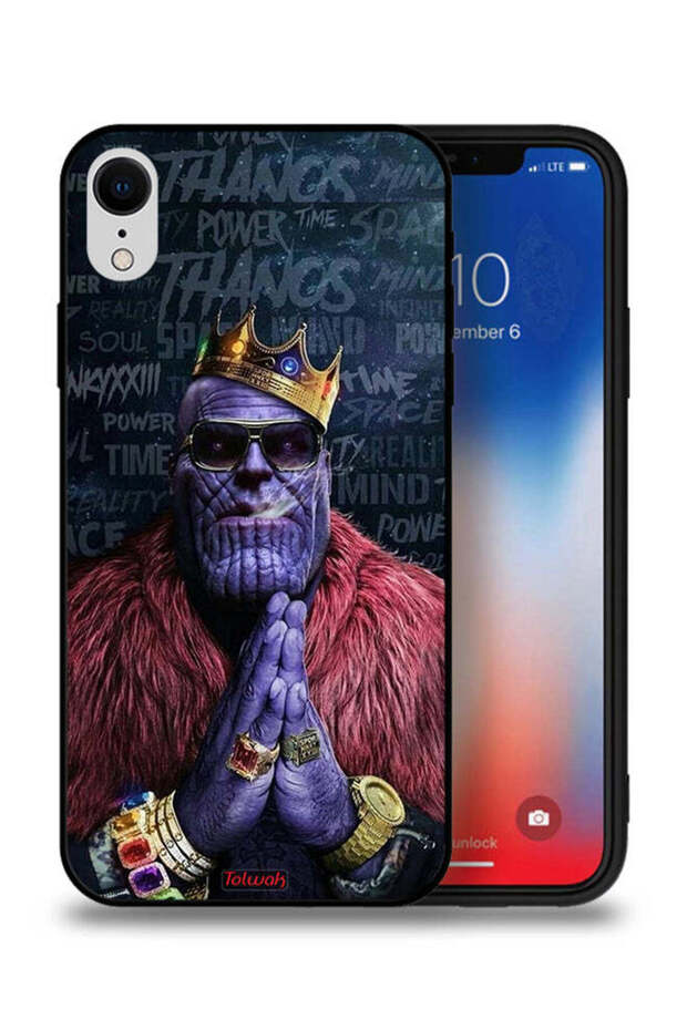 غطاء حماية لجهاز Apple iPhone XR من Thanos Power