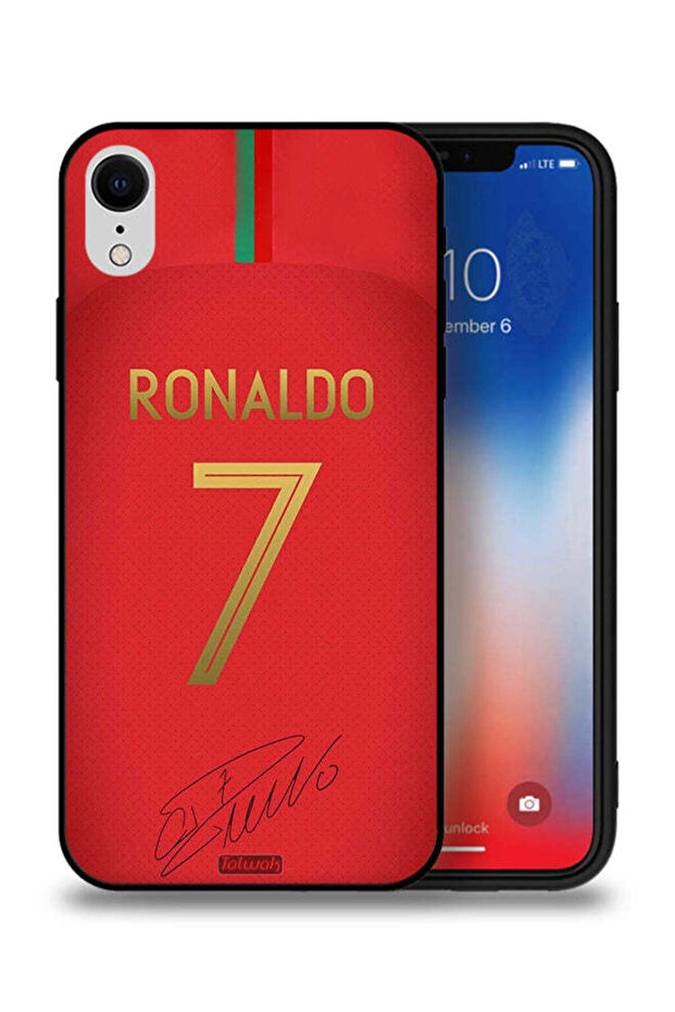 جراب حماية لهاتف Apple iPhone XR رونالدو 7