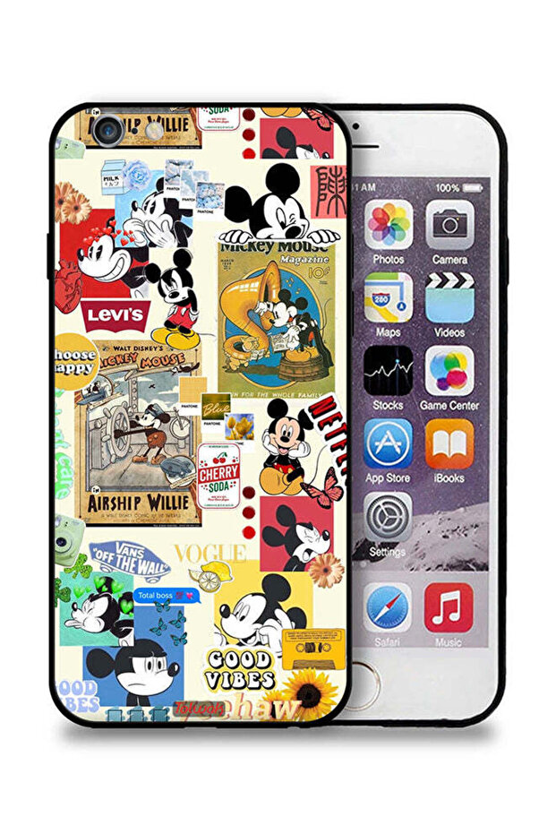 Apple iPhone 6/6s Protective Case Chose Happy And Stickers