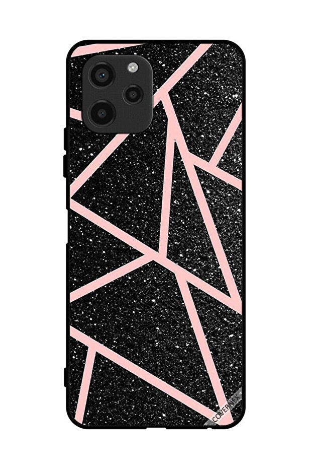غطاء حماية لهاتف هواوي نوفا Y61 بنقشة اللمعان والمسارات