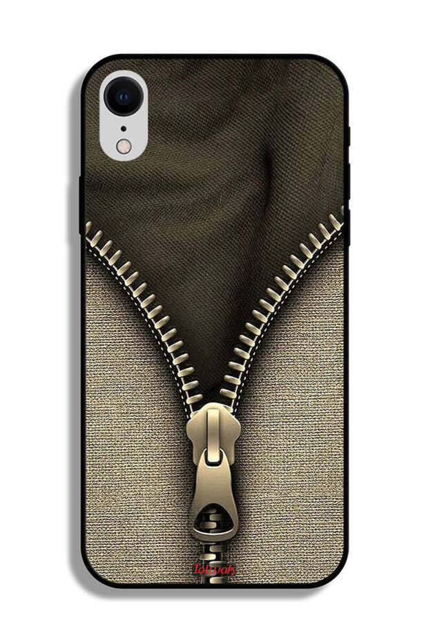 Apple iPhone XR Protective Case Zip Pattern - 2