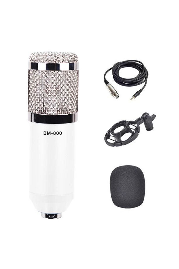 BM800 Condenser Stüdyo Profesyonel Kayıt ve Yayın Mikrofonu Studio-(5775) - MLN5115-9695 - 2