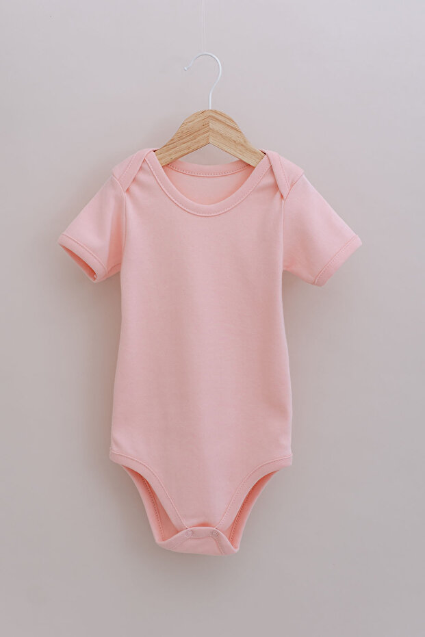Short Sleeve Baby Body - Pureline Series - Pink