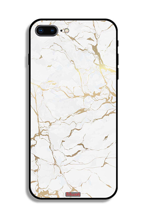 غطاء حماية لجهاز Apple iPhone 7 Plus بنمط رخامي - 2