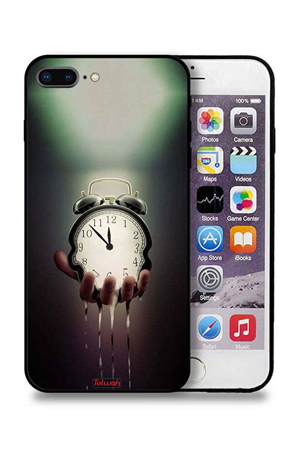 جراب حماية على شكل ساعة لهاتف Apple iPhone 7 Plus - 1