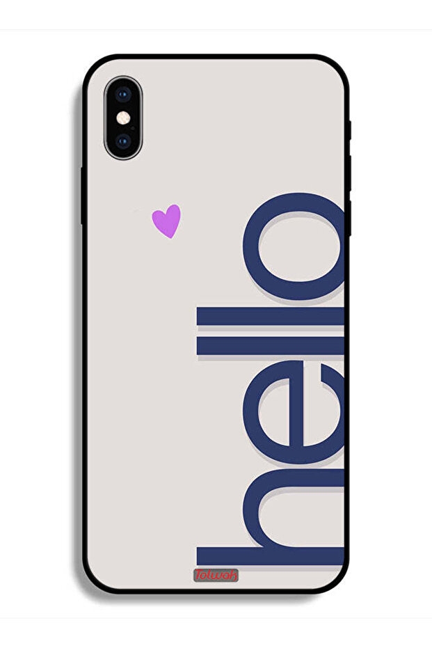 جراب حماية لهاتف Apple iPhone X Hello - 1