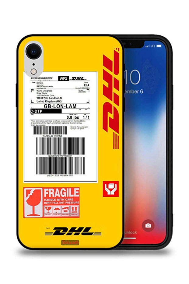 Apple iPhone XR Protective Case Dhl Sticker