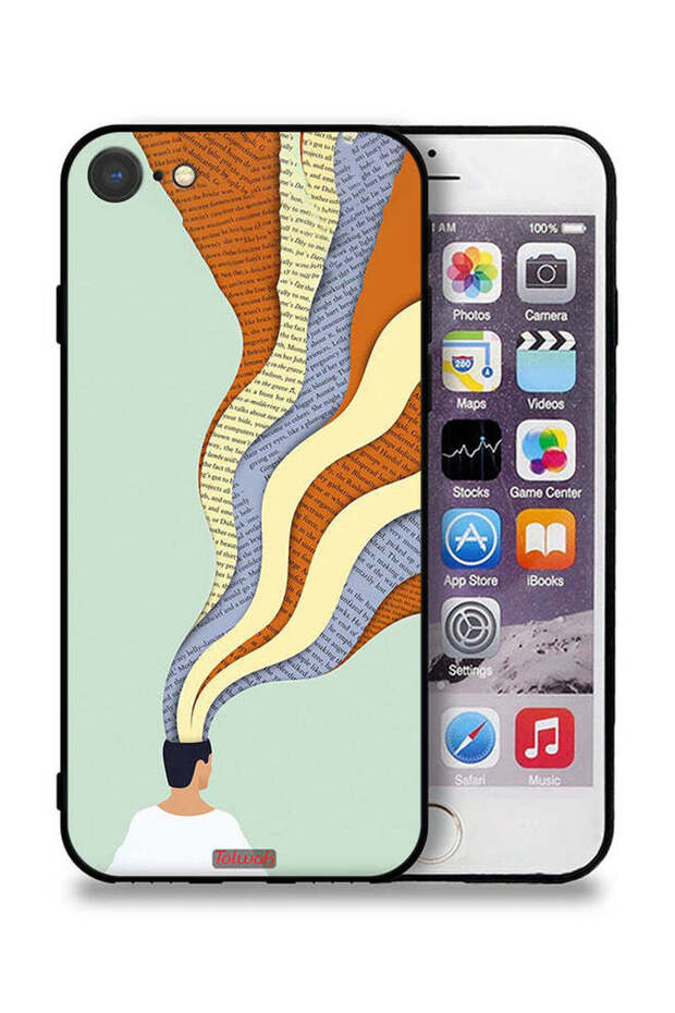 جراب حماية لجهاز Apple iPhone 8 - بيانات في ذهنك - فن