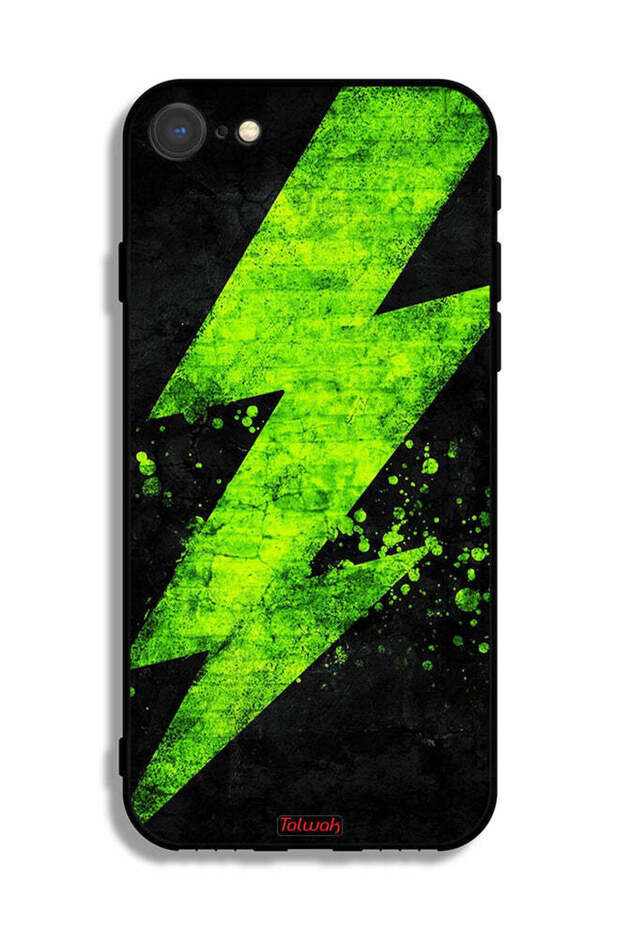 جراب حماية لجهاز Apple iPhone 7 بنمط كهربائي - 2