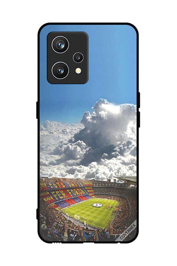غطاء حماية لهاتف Realme 9 Pro Plus ملعب كرة قدم