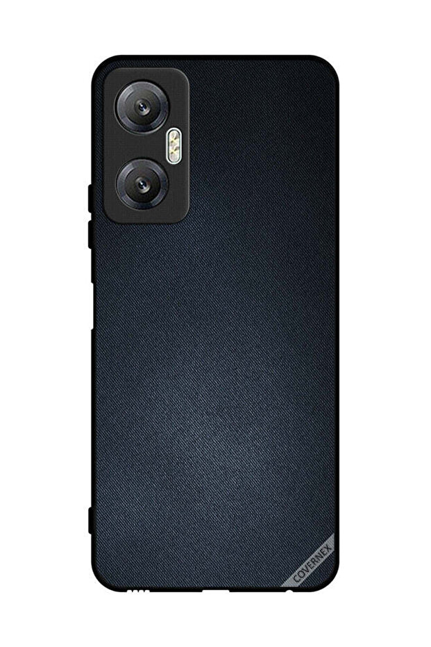 غطاء حماية لهاتف Infinix Hot 20 بنقشة جينز