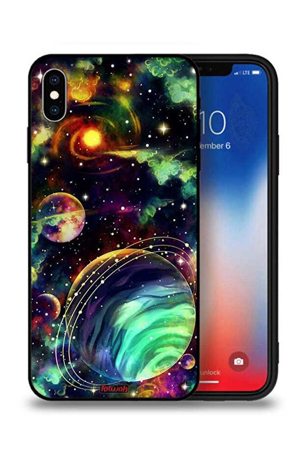 Apple iPhone XS Protective Case Planets