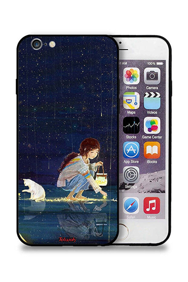 غطاء حماية لجهاز Apple iPhone 6 Plus/6s Plus - فن جمع النجوم
