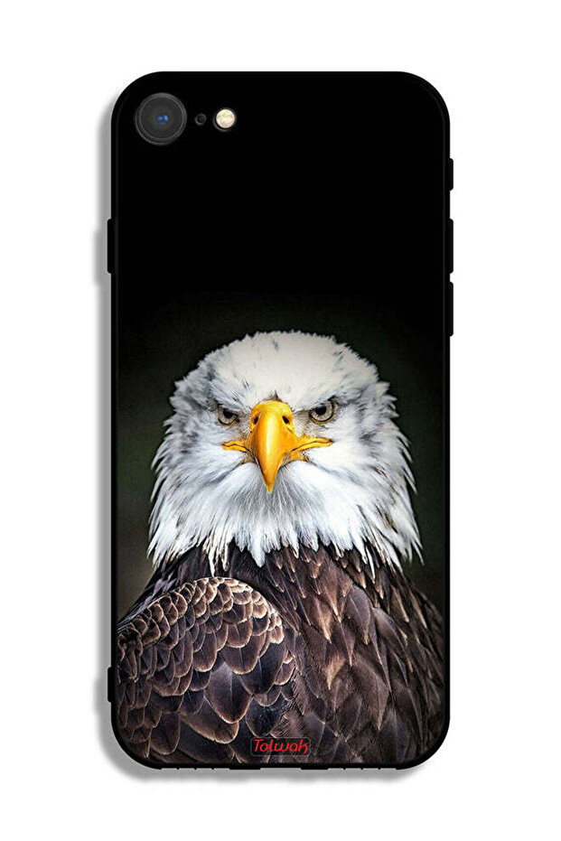 غطاء حماية لجهاز Apple iPhone 8 بتصميم النسر - 2