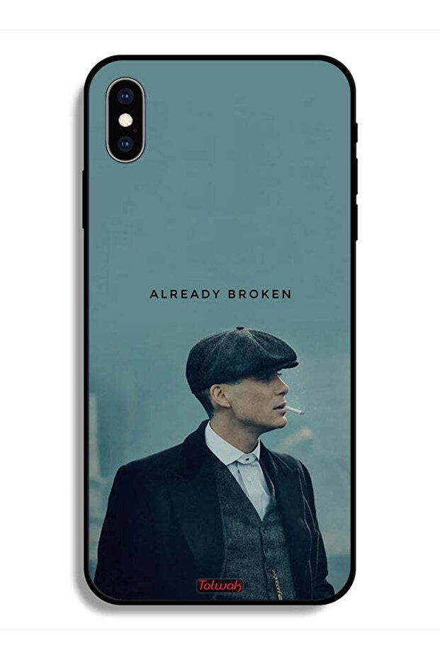 جراب حماية لهاتف Apple iPhone X مكسور بالفعل
