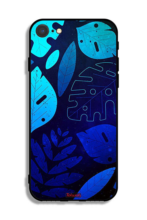 غطاء حماية لهاتف Apple iPhone 7 بنقشة أوراق الشجر - 2