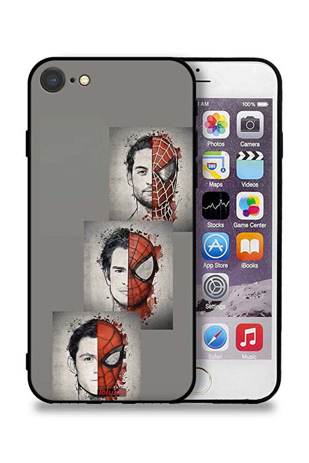 جراب حماية لجهاز Apple iPhone 7 برسومات سبايدر مان
