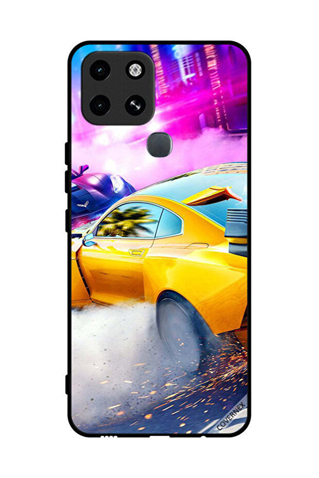 غطاء حماية لهاتف Infinix Smart 6 Racing Car
