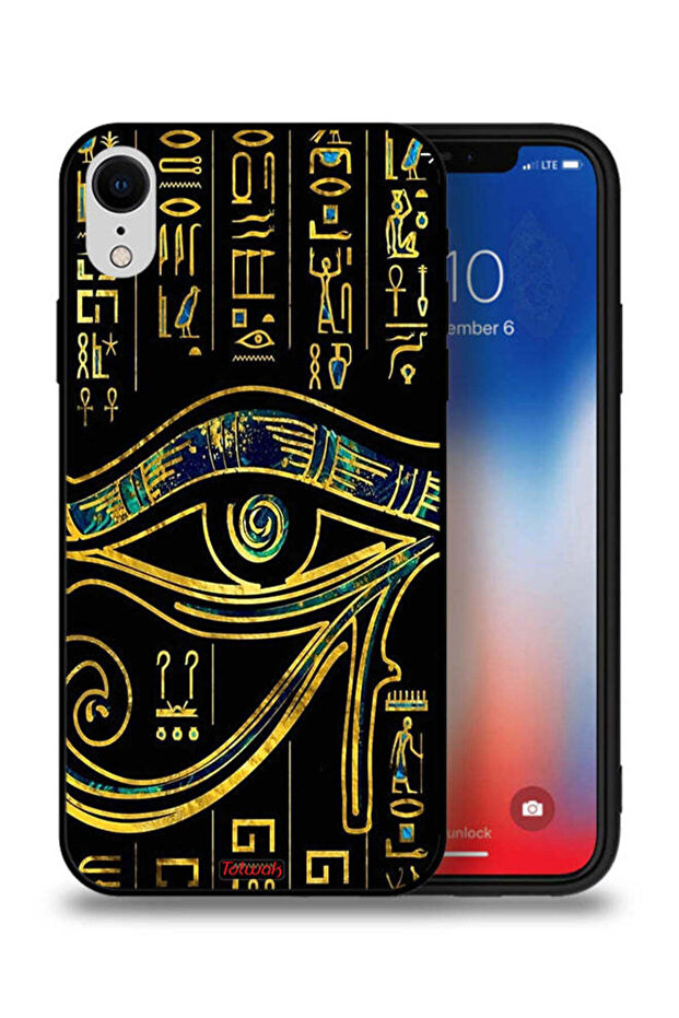 جراب حماية لهاتف Apple iPhone XR مع رسمة عين