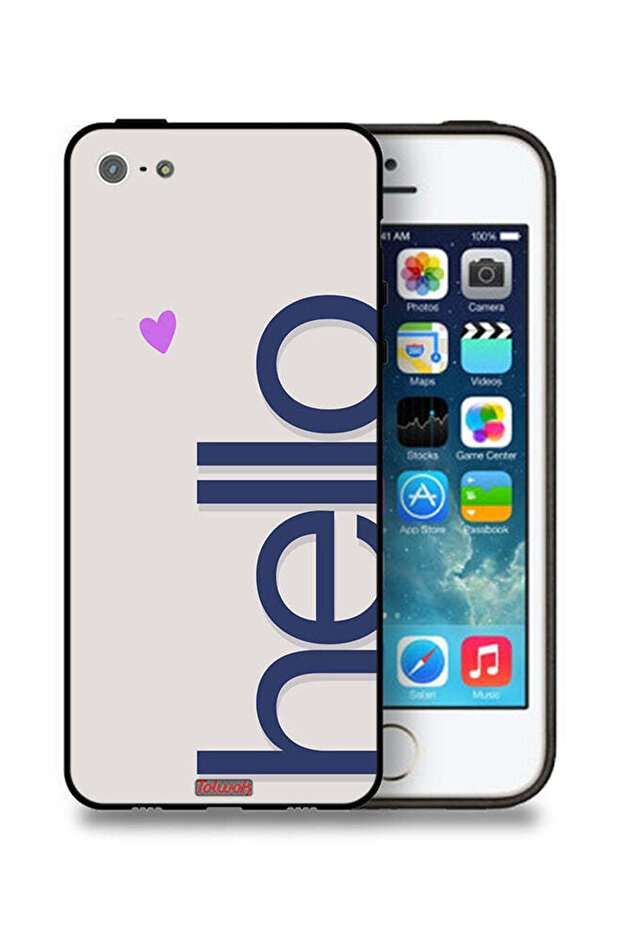 غطاء حماية لجهاز Apple iPhone 5/5s/SE - Hello