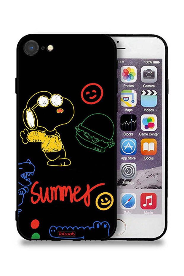 غطاء حماية لجهاز Apple iPhone 8 - ملصق صيفي