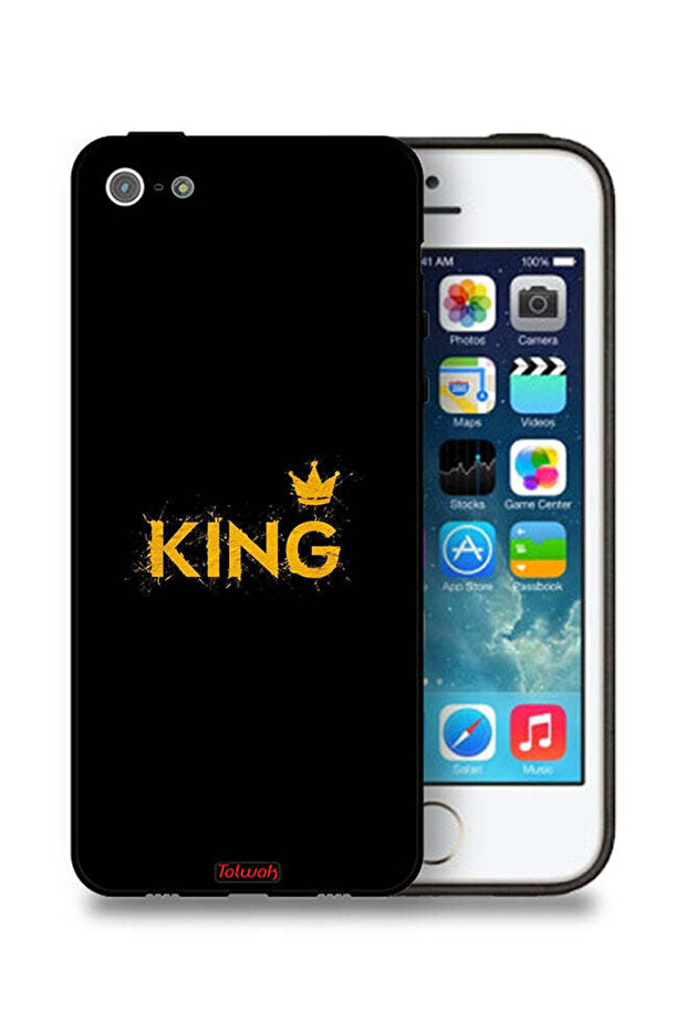 غطاء حماية لجهاز Apple iPhone 5/5s/SE مقاس كينج