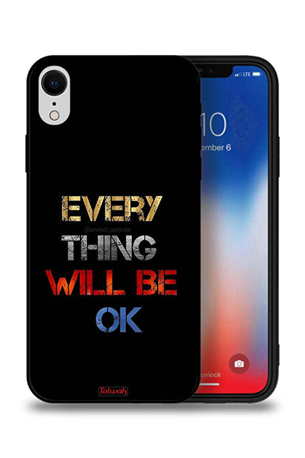 جراب حماية Apple iPhone XR - كل شيء سيكون على ما يرام