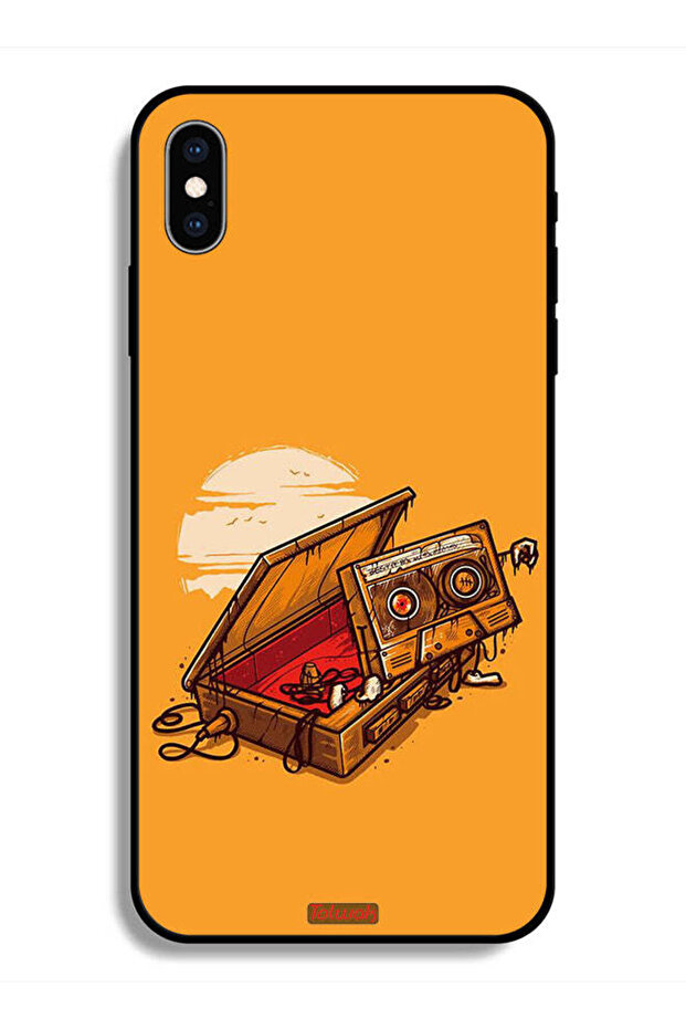حافظة واقية لهاتف Apple iPhone X - فن الكاسيت والشريط