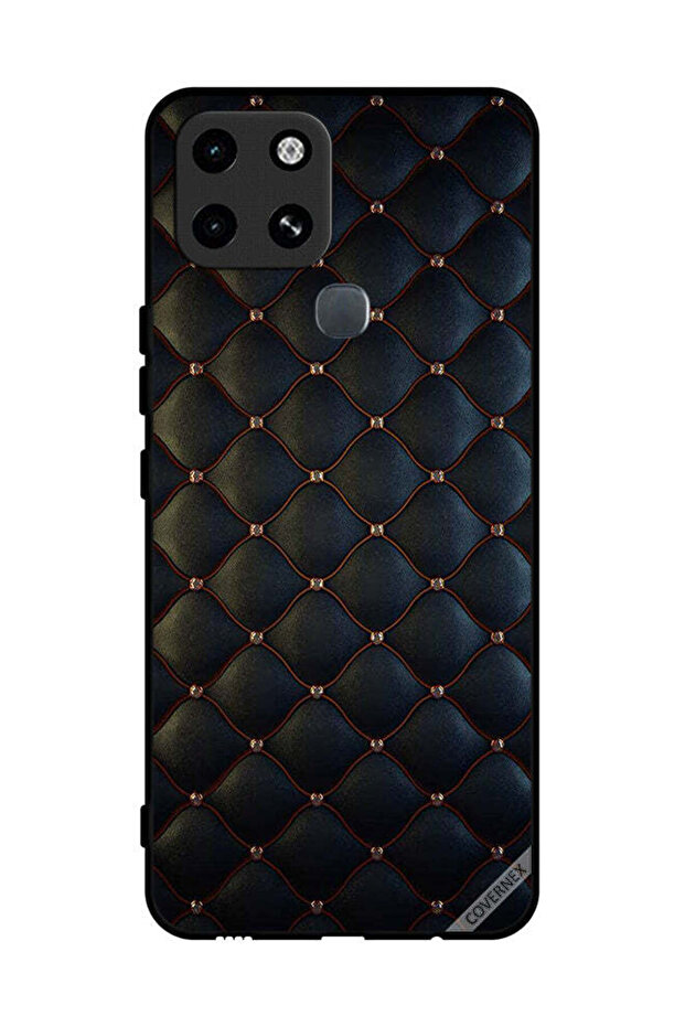 غطاء حماية لهاتف Infinix Smart 6 بنقشة قماشية