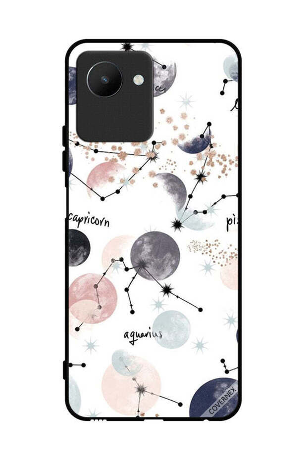 غطاء حماية لهاتف Realme C30s - رسومات الكواكب