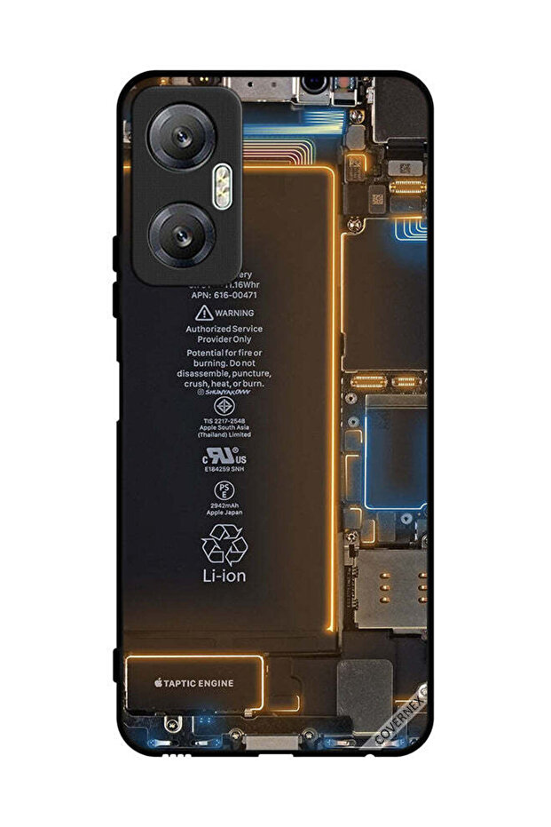 غطاء حماية لهاتف Infinix Hot 20 بنمط داخلي خلفي