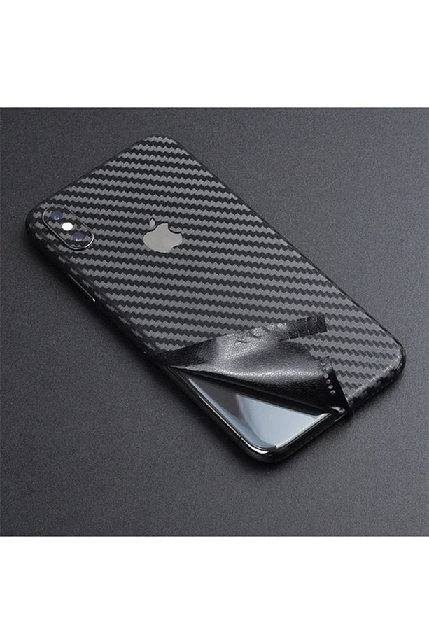 İphone Xr 6.1 Karbon Fiber Kaplama Sticker-(5775) - DRCO3338-5649 - 2