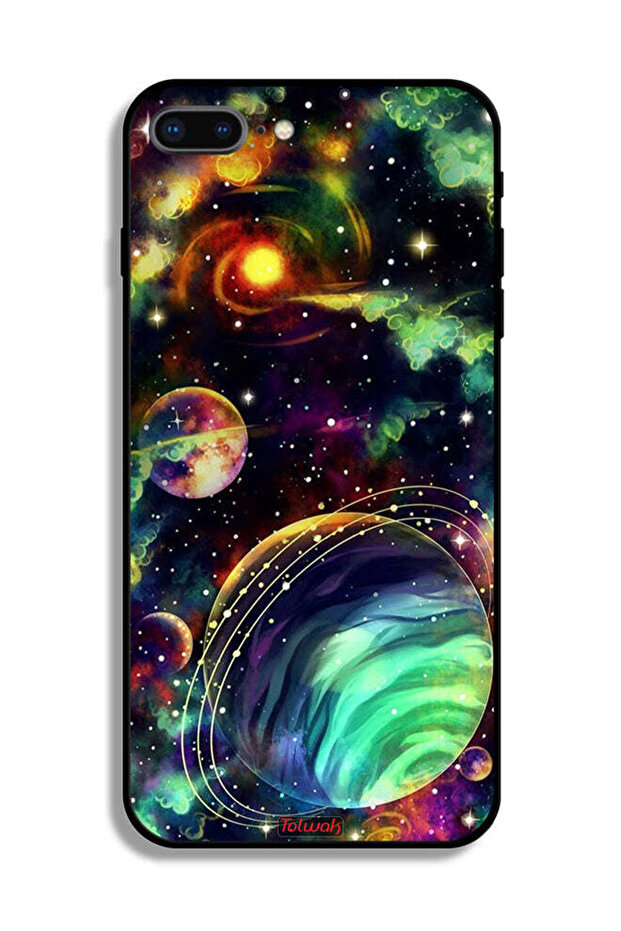 غطاء حماية لجهاز Apple iPhone 7 Plus من Planets - 2