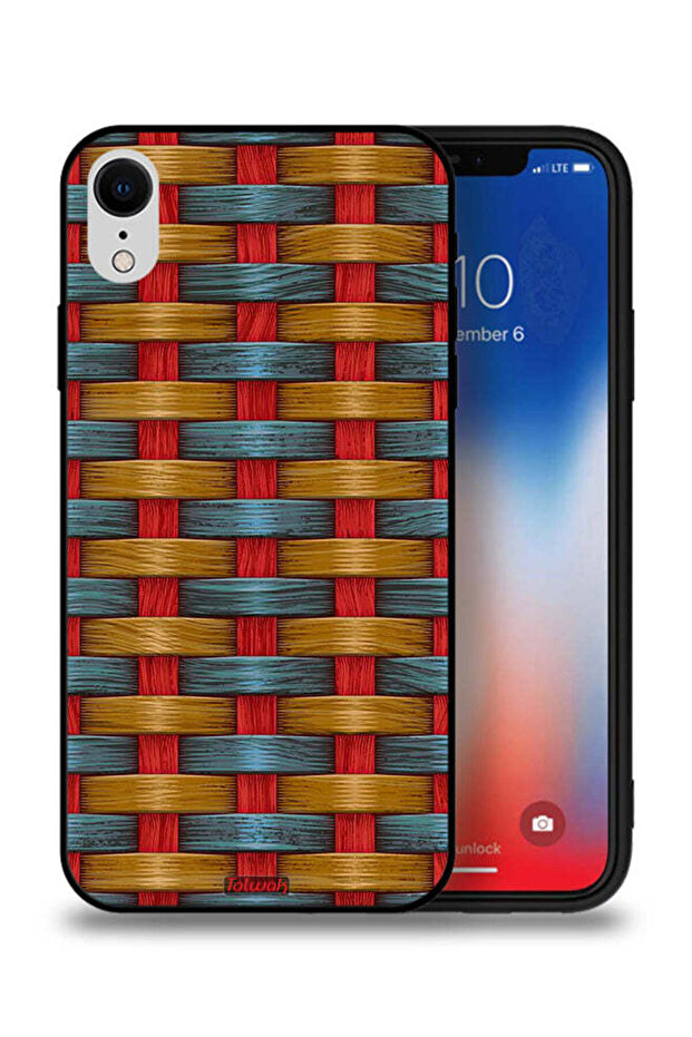 غطاء حماية لجهاز Apple iPhone XR بنمط فني