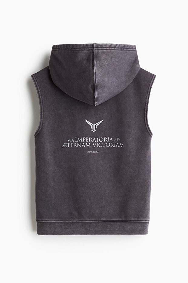 Kapüşonlu Kolsuz Spor Üstü - 2