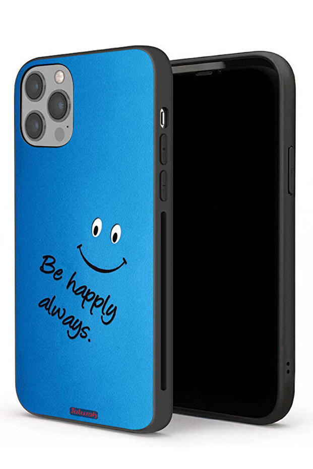 جراب حماية لجهاز Apple iPhone 12 Pro Max كن سعيدًا دائمًا